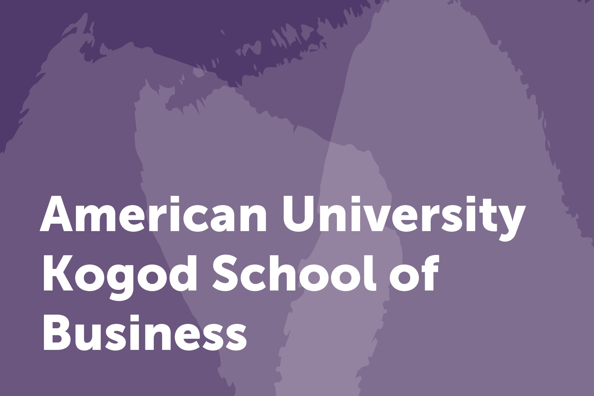 American University School of Business 黄色视频 University Partner